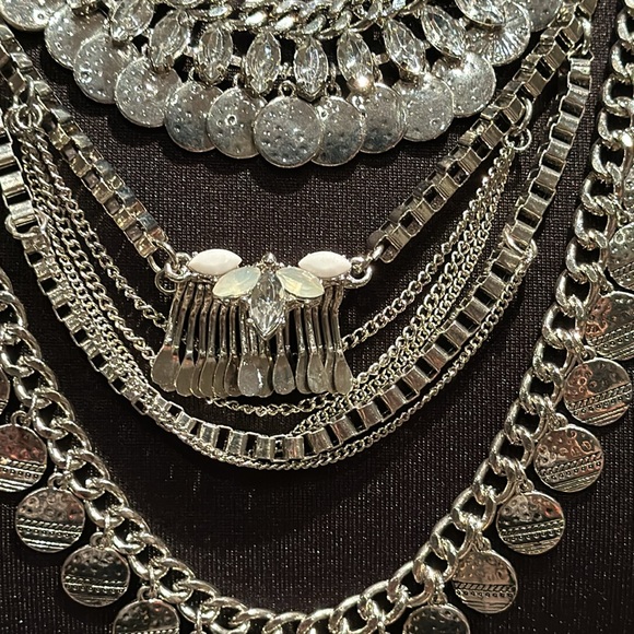 BCBGENERATION Layered Chain & Coin Necklace - Picture 7 of 11